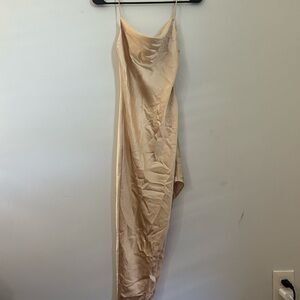 Forever 21 Asymmetrical Cream Dress